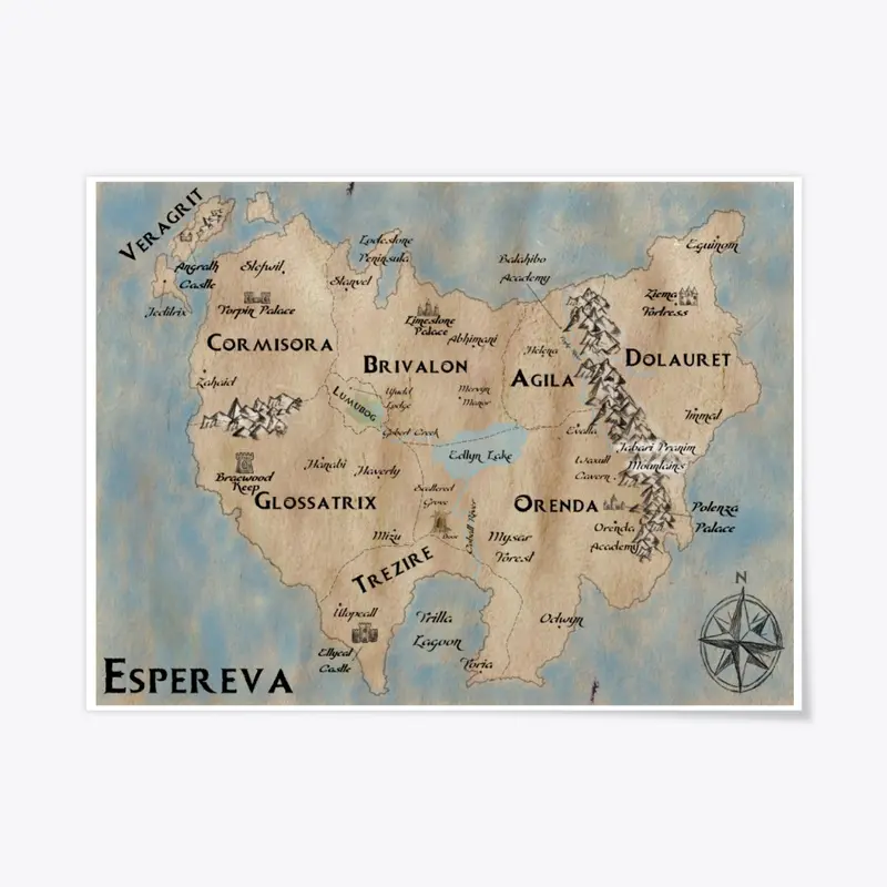 Map of Espereva