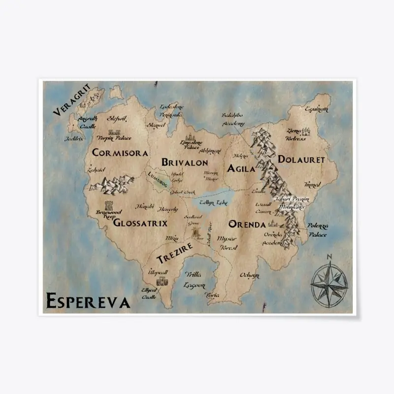 Map of Espereva